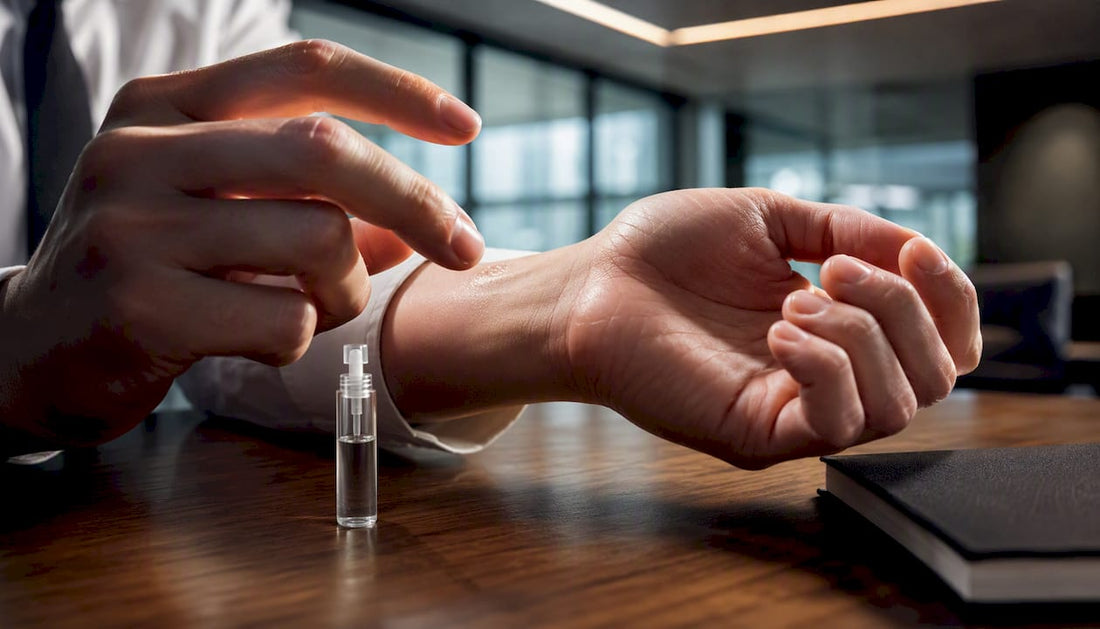 Anonymous perfume sample tested in office setting