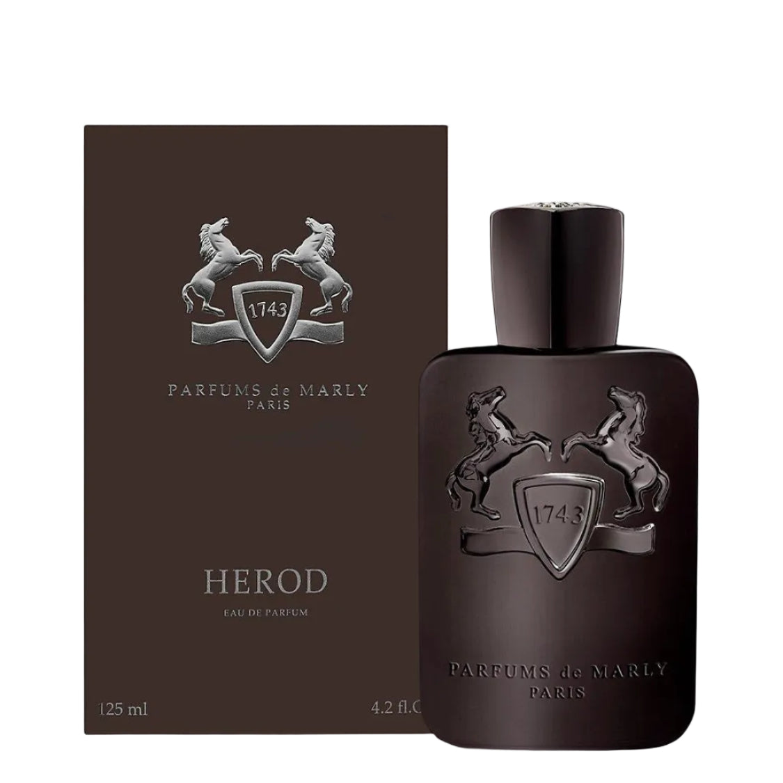 Parfums de Marly Herod perfume bottle and packaging on a white background